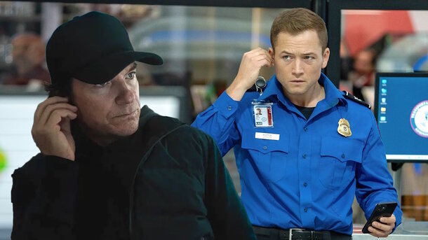 Stills from the movie 'Carry-On' (2024)