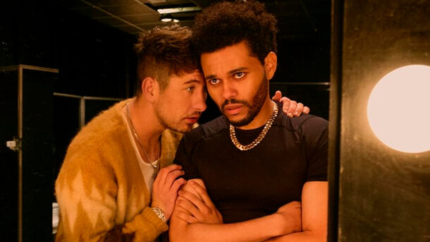 The Weeknd and Barry Keoghan in 'Hurry Up Tomorrow'