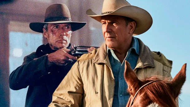 Stills from series 'Yellowstone', film 'Unforgiven'