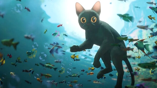 Still from the animated movie 'Flow' (2024)