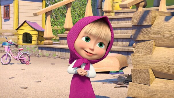 Кадр из мультсериала «Маша и Медведь»