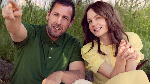 Adam Sandler, Carey Mulligan in 'Spaceman'