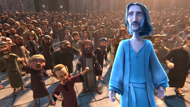 Stills from the animated movie 'The King of Kings' (2025)