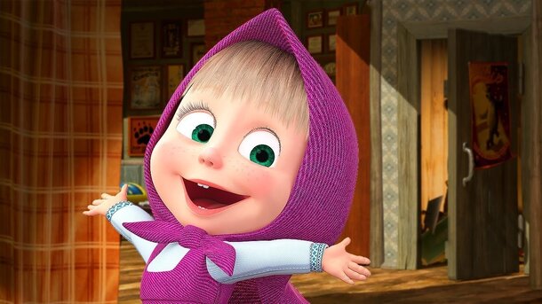 Кадр из сериала «Маша и медведь»