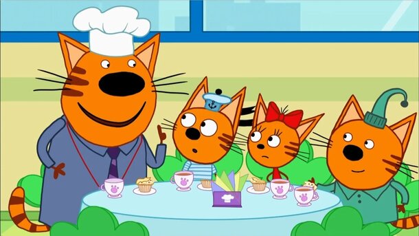 Кадр из сериала «Три кота»