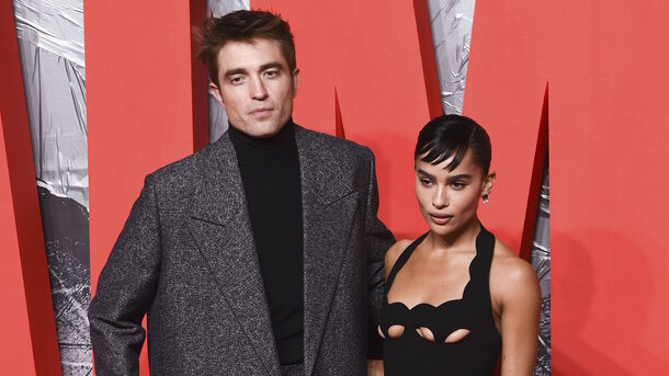 Global Look Press — Robert Pattinson and Zoe Kravitz