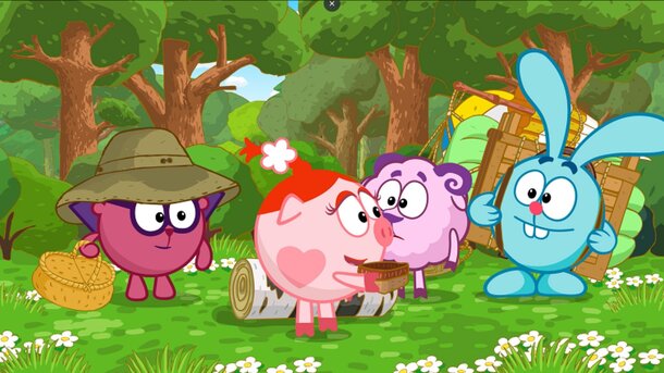 Кадр из мультсериала «Смешарики»