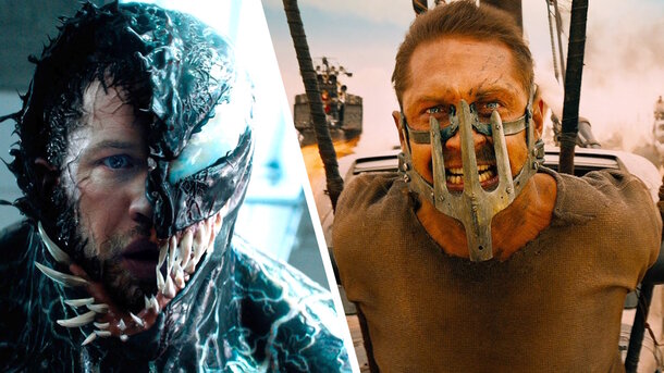 Stills from the movies 'Venom' (2018) and 'Mad Max: Fury Road' (2015)