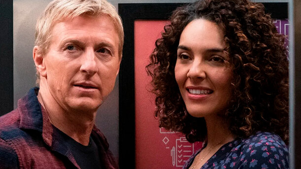 Johnny and Carmen in 'Cobra Kai'