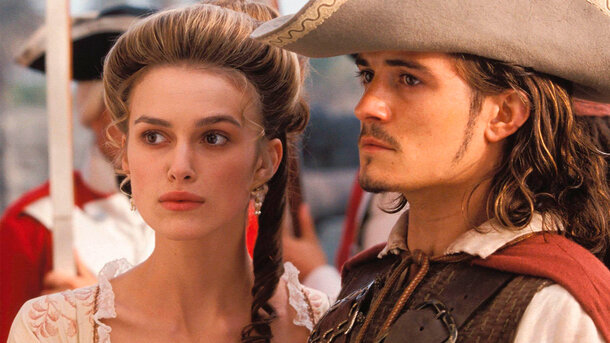 Orlando Bloom, Keira Knightley in 'Pirates of the Caribbean'
