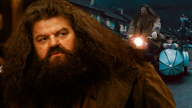 Robbie Coltrane in 'Harry Potter'