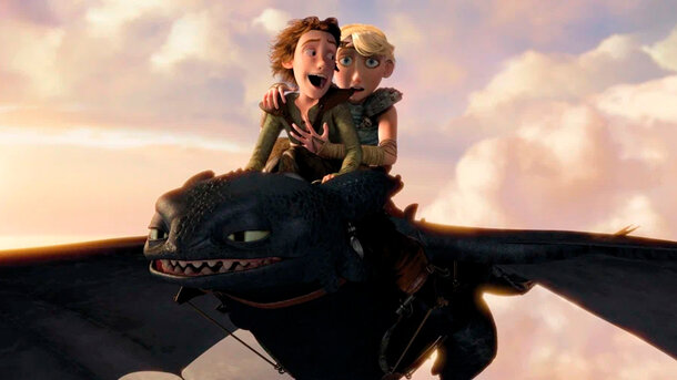 Still from the film 'How to Train Your Dragon'