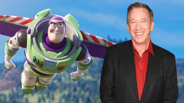 Global Look Press — Tim Allen and still from the animated movie 'Toy Story'