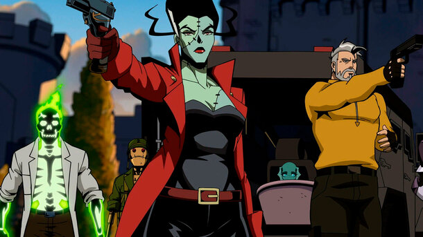 Still from the series 'Creature Commandos'