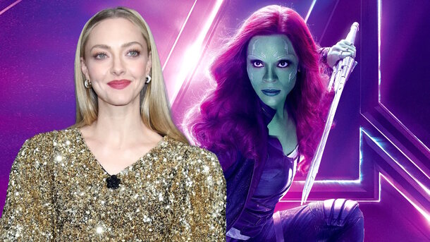 Global Look Press — Amanda Seyfried and Zoe Saldana as Gamora