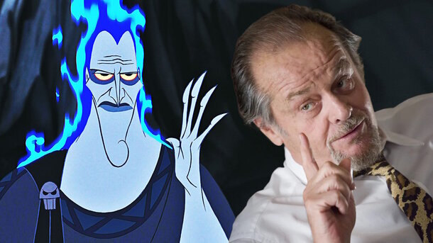 Global Look Press — Jack Nicholson and still from the animated series 'Hercules' (1997)