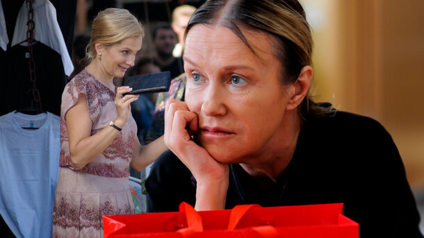 Кадр из сериала «Челночницы»