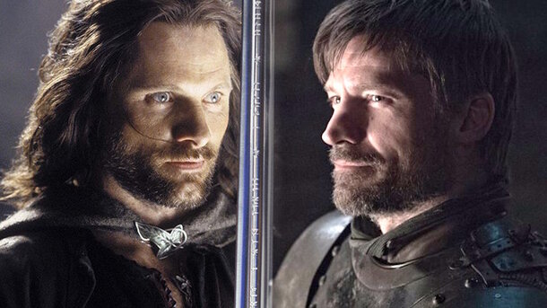 Stills from the 'The Lord of the Rings: The Return of the King' (2003) and 'Game of Thrones' (2011)