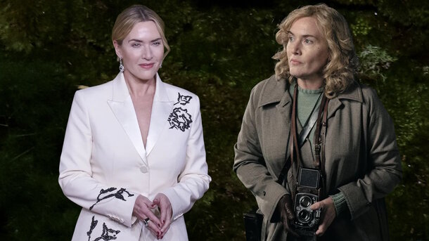 Global Look Press — Kate Winslet and still from the movie 'Lee' (2024)