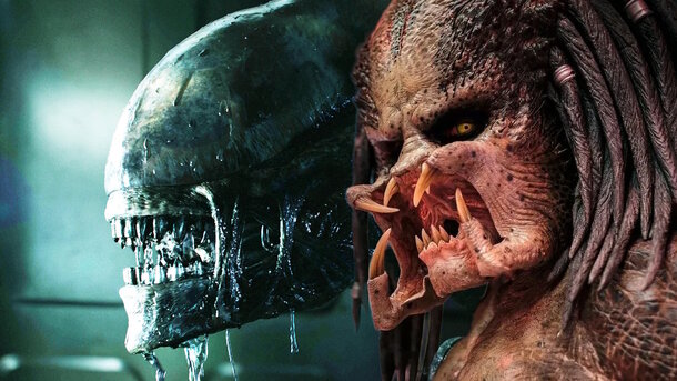 Stills from the movies 'Alien' (1979) and 'Predator' (1987)