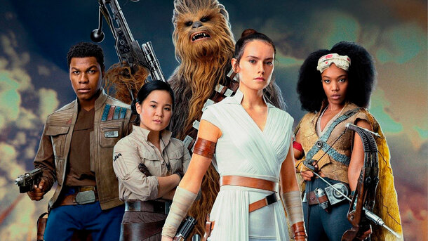 Daisy Ridley, John Boyega, Joonas Suotamo, Naomi Ackie, Kelly Marie Tran, Star Wars: Episode IX - The Rise of Skywalker