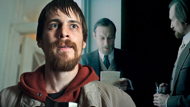 Кадр из фильма «Крейцерова соната» (1987), «Преступление и наказание» (2024)