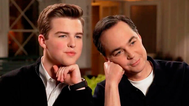 Iain Armitage, Jim Parsons in 'Young Sheldon'