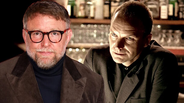 Global Look Press — Guy Ritchie and still from the movie 'Lock, Stock and Two Smoking Barrels' (1998)