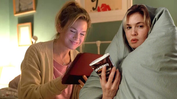 Stills from the films 'Bridget Jones: Mad About the Boy', 'Bridget Jones's Diary'