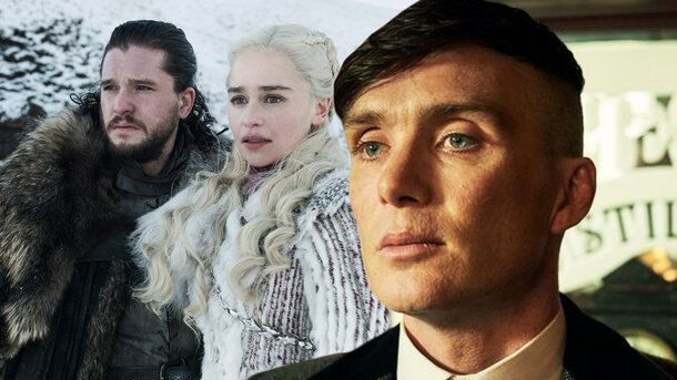 The main characters series 'Game of Thrones' and Tommy Shelby