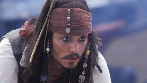 Stills from the movies 'Pirates of the Caribbean: The Curse of the Black Pearl' (2003), 'Ed Wood' (1994), 'Arizona Dream' (1991), 'Platoon' (1986), 'Nightmare On Elm Street' (1984)