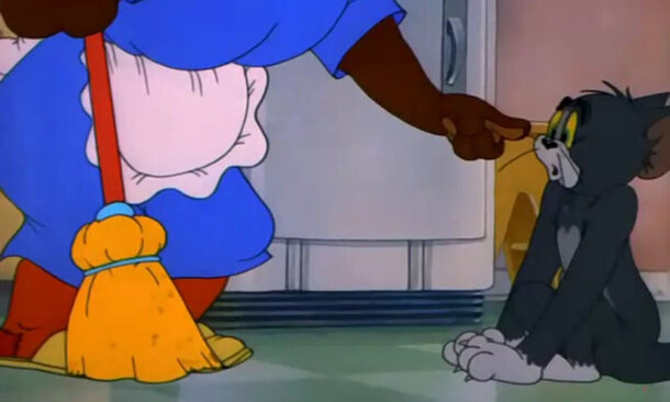 The Legendary Mystery of 'Tom and Jerry': What’s Hidden by the Owner's Legs and Why Her Face is Never Shown? still from Tom and Jerry