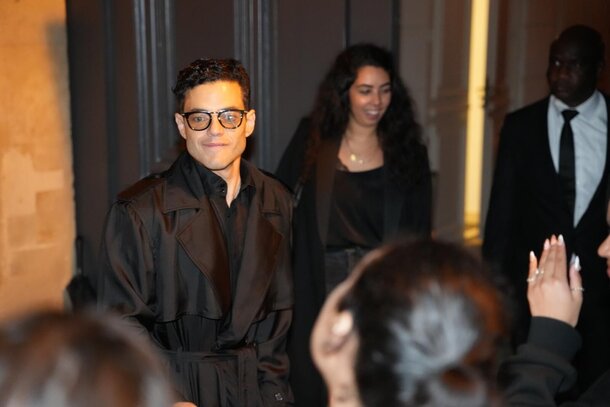 Rami Malek at the YSL fashion show