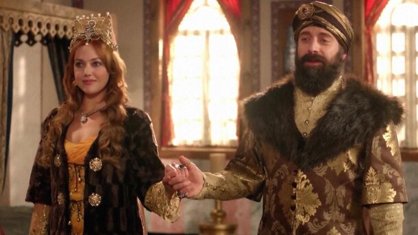 Хюррем и Сулейман, кадр из сериала «Великолепный век» 