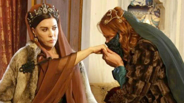 Кадр из сериала «Великолепный век»