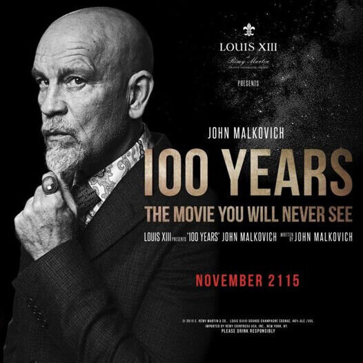 Unique Concept: Robert Rodriguez's '100 Years' Set to Premiere in 2115 with John Malkovich 100 years poster
