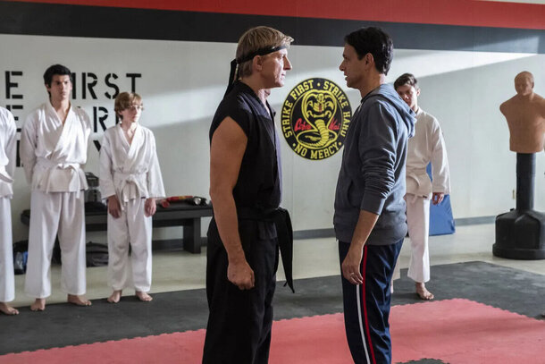 still from Cobra Kai 