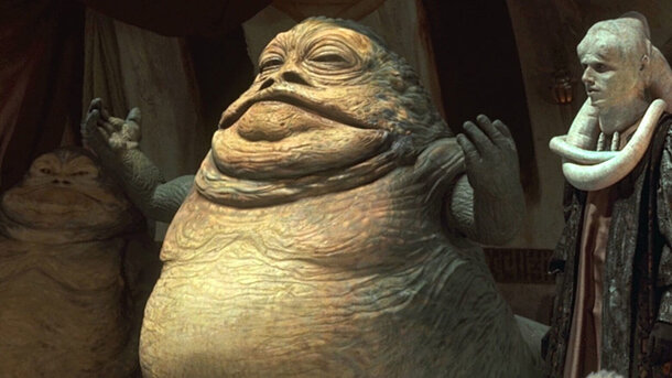 Jabba the Hutt: The Real Biography Behind the Monster in 'Star Wars' still from Star Wars