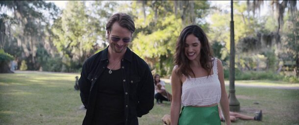 Adria Arjona’s Dating Chronicles: The Men Who Stole Her Heart Legion-Media — still from the 'Hit Man'