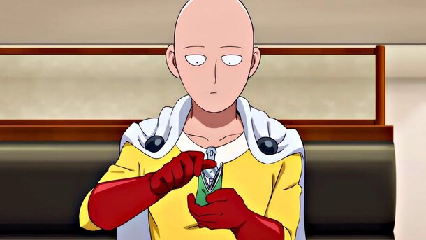 Надо было взять этих 3 героев из аниме-хитов в Мстители: они легко победили бы Таноса, и Тони Старк остался бы жив Кадр из мультсериала «Ванпанчмен»