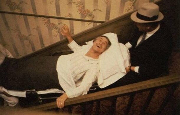 'The Godfather': Marlon Brando’s Prank That Made the Staircase Scene Even More Memorable The Godfather still