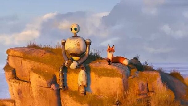 Still from the animated film "The Wild Robot" (2004)