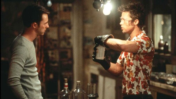 Brad Pitt Turns 61! Celebrating His Iconic Performances, Fascinating Facts and Timeless Legacy Still from the movie 'Fight Club' (1999)