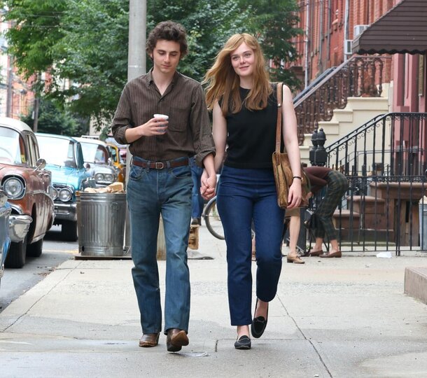 Timothee Chalamet And Elle Fanning