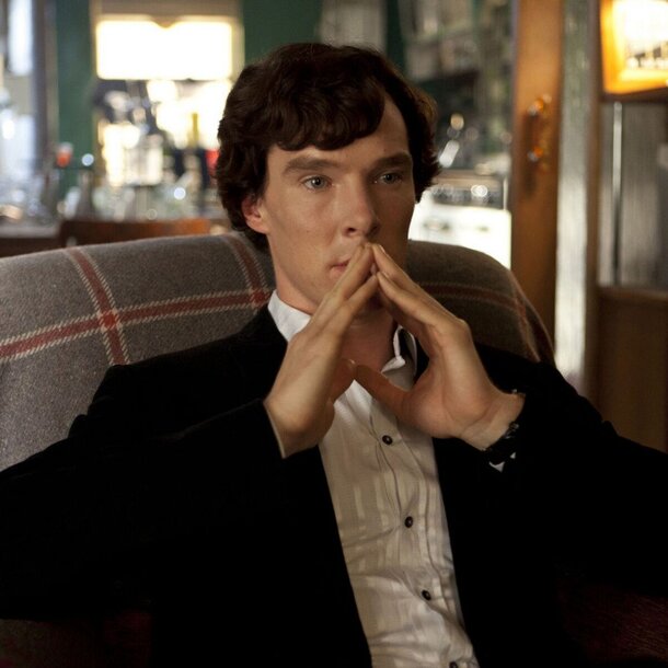 Benedict Cumberbatch as the famous detective