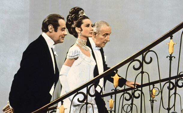 Exploring the Legacy of Rex Harrison: A Cinematic Icon from 'My Fair Lady' Rex Harrison, Audrey Hepburn and Wilfrid Hyde-White in 'My Fair Lady'