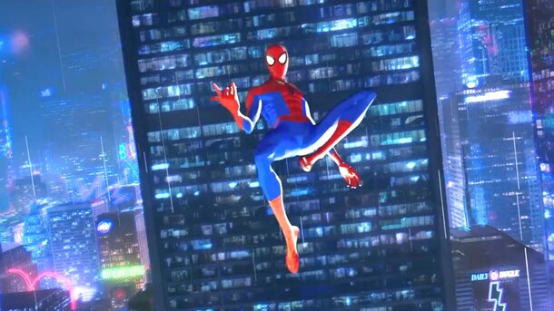 Still from the animated movie 'Spider-Man: Into the Spider-Verse'