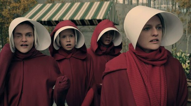 Stills from the series 'The Handmaid's Tale' 