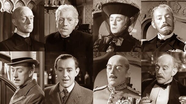 Actors Who Played Multiple Roles in the Same Movie — Including One Who Played Eight at Once Alec Guinness — Kind Hearts and Coronets (1949)