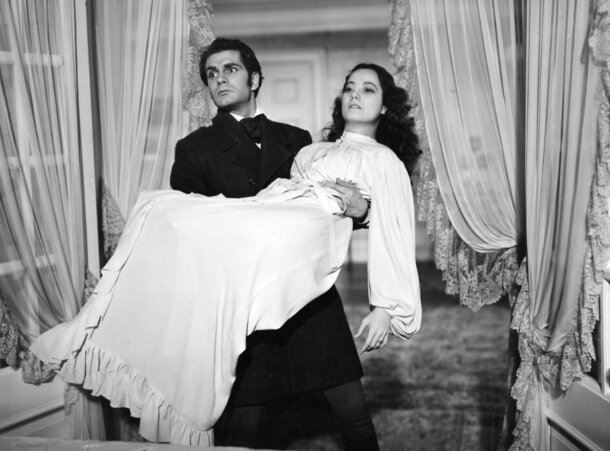 Кадр из фильма «Грозовой перевал» (1939)